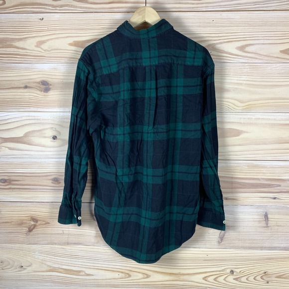 Brooks Brothers 346 Shirt Men Medium Flannel Tartan Plaid Original Polo Shirt - Picture 4 of 7